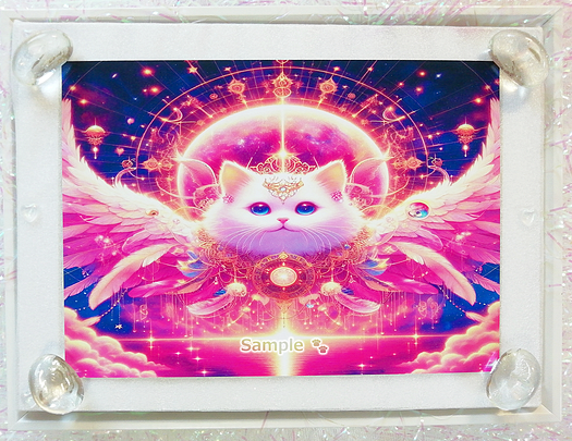 Art hand Auction 猫帝国 16 2L 神白猫绘画原创艺术