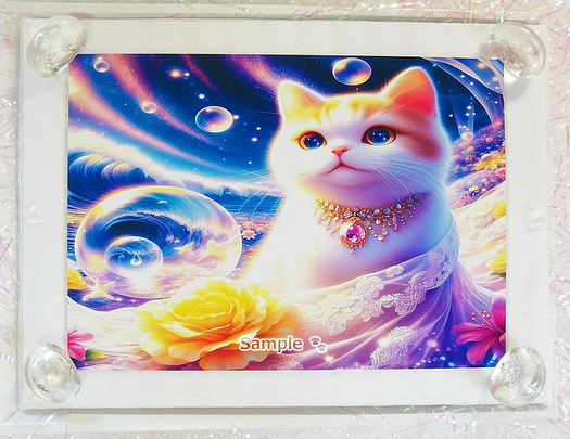 Art hand Auction 猫帝国 95 2L 黄猫绘画原创艺术