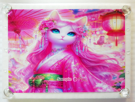 Art hand Auction Cat empire 01 A4 Beauty Hand drawn & painting CG original art