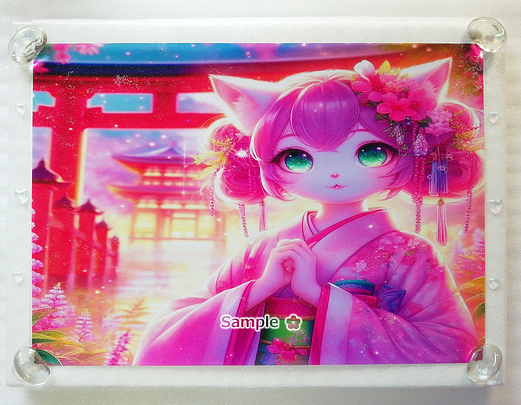 Art hand Auction 猫帝国 02 A4 美丽手绘绘画CG原创艺术