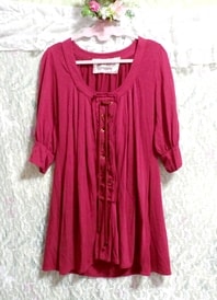 Magenta red cute tunic / tops Magenta red cute tunic / tops