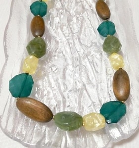 Verde marrón azul floral blanco seashell collar collar gargantilla joyería amuleto, accesorios y collares para mujer, colgantes y otros