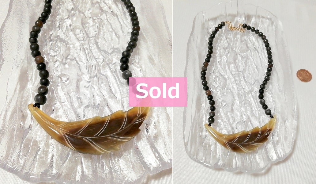 Brown feather shaped black necklace collar choker/jewelry/talisman amulet, ladies accessories, necklace, pendant, others