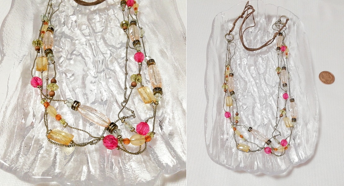 Collar blanco amarillo rosa collar gargantilla joyería talismán amuleto, accesorios de damas, collar, colgante, otros