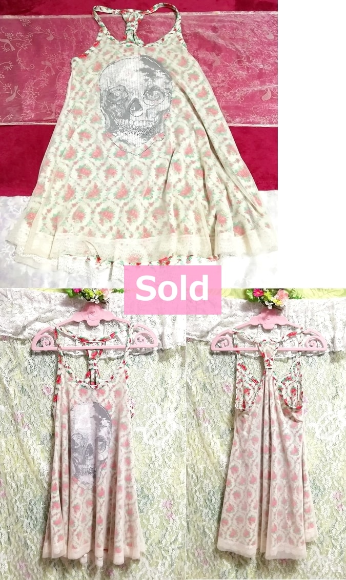 Camisola/túnica/tops/vestido floral con estampado de calavera, moda, moda para damas, camisola
