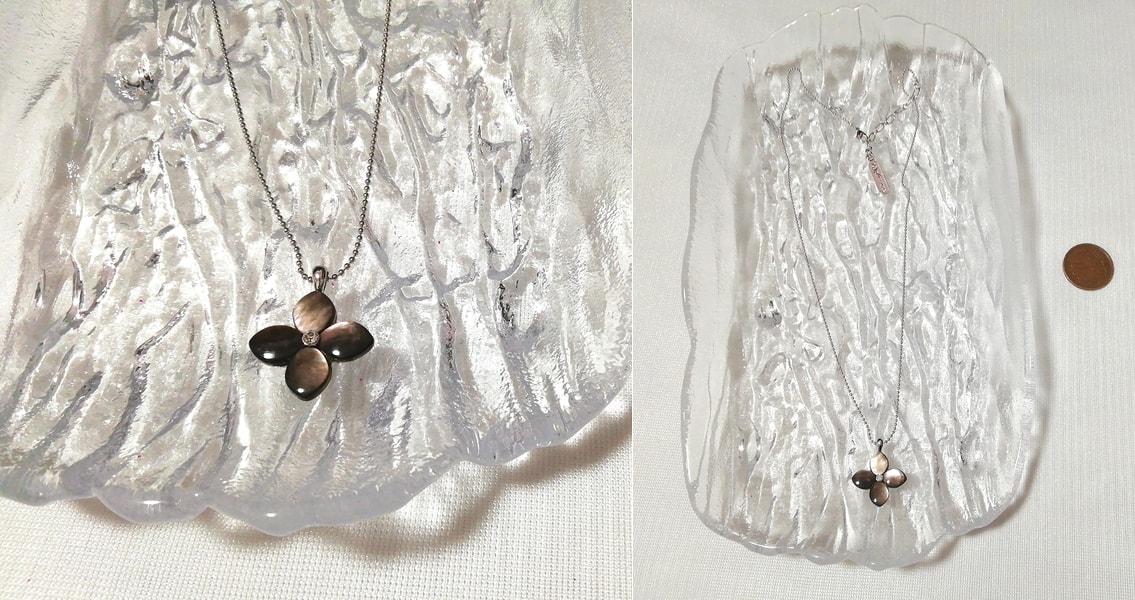 Collier fleur gris collier pendentif ras de cou bijoux intérieur, accessoires pour dames, collier, pendentif, autres