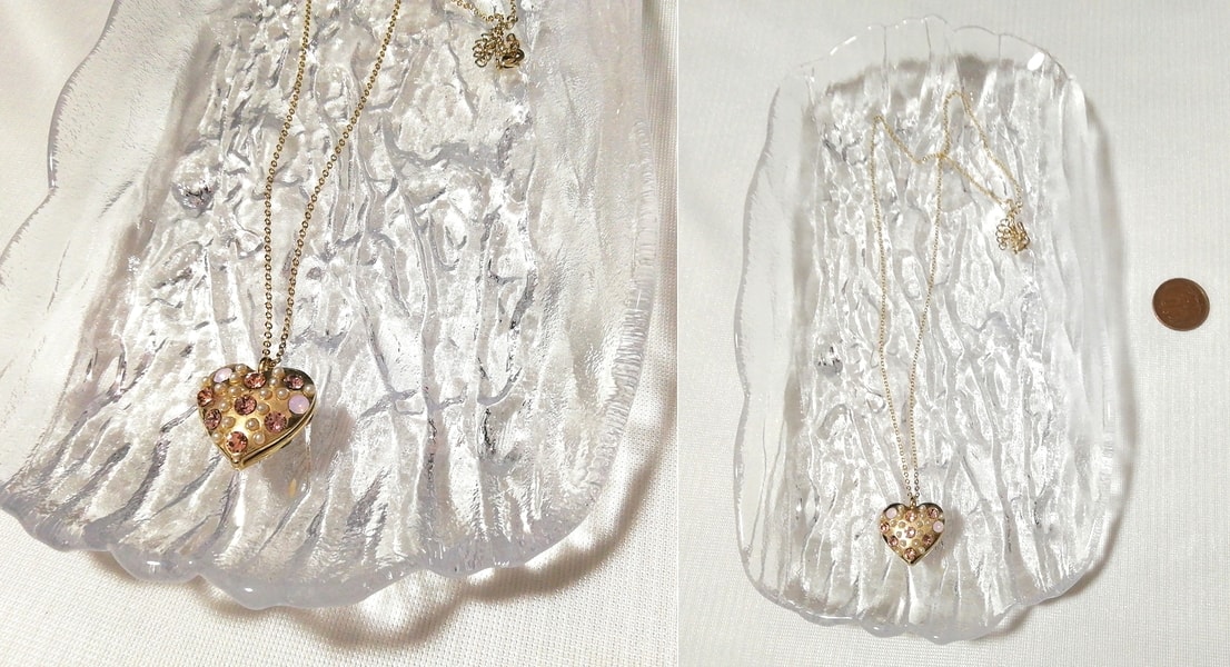 Collier de perles roses en forme de cœur doré, pendentif ras du cou, bijoux d'intérieur, accessoires pour dames, collier, pendentif, autres