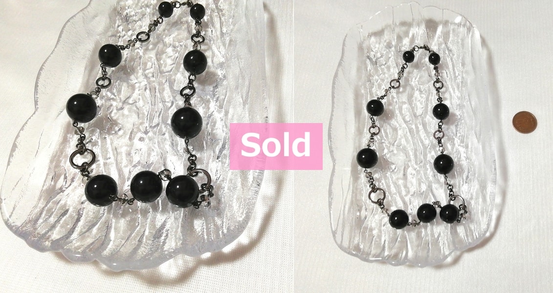 Schwarze Perlenkette Anhänger Choker / Accessoires Interieur, Damen Accessoires & Halsketten, Anhänger & Sonstiges