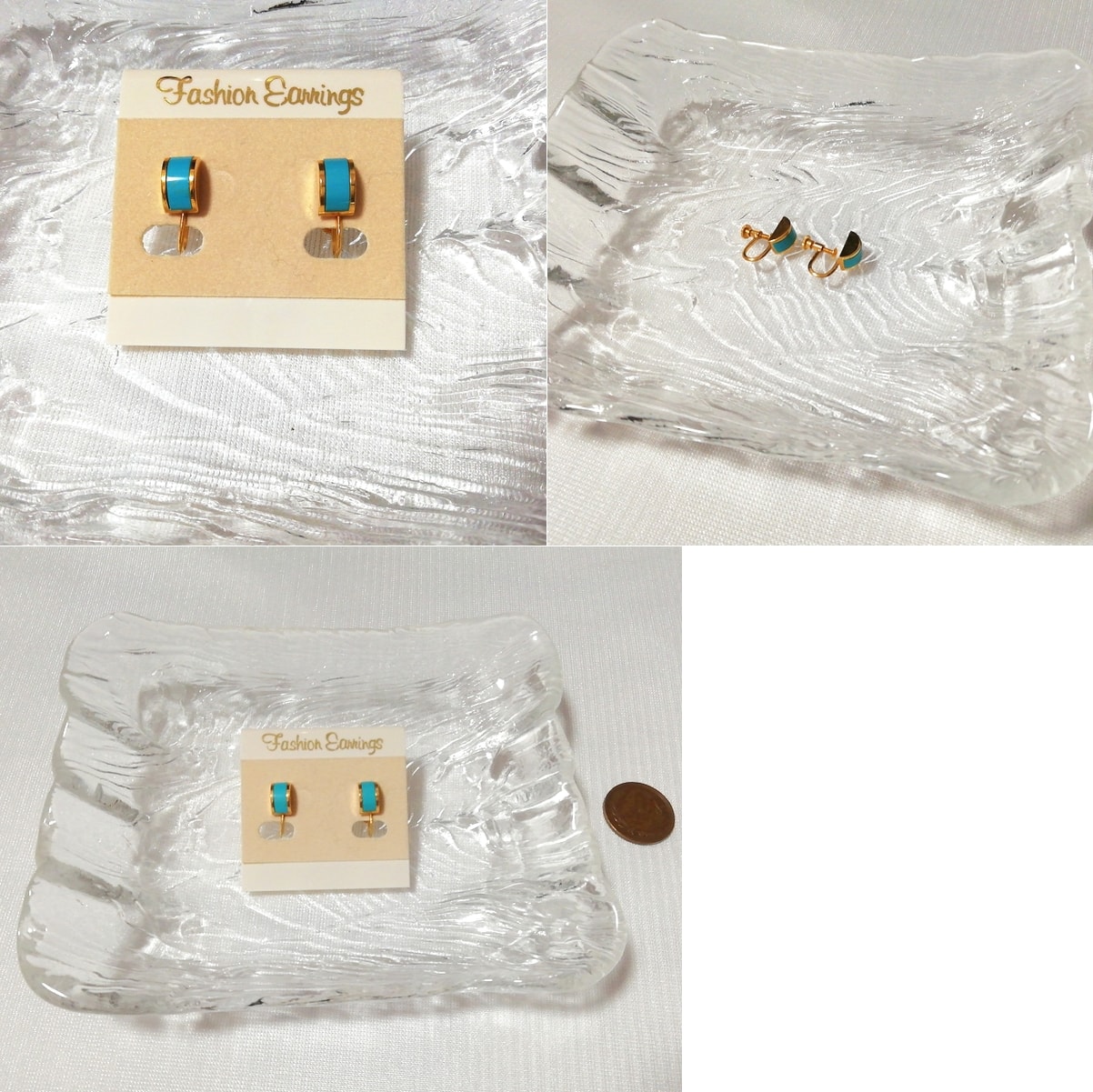 Light blue aqua blue square earrings jewelry accessories jewelry, ladies accessories, earrings, others
