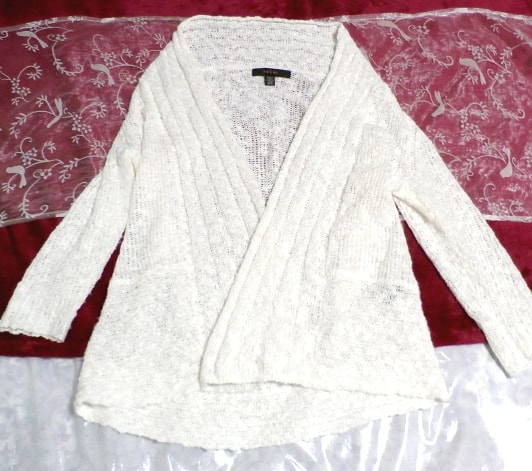 白レース羽織/カーディガン White lace coat/cardigan