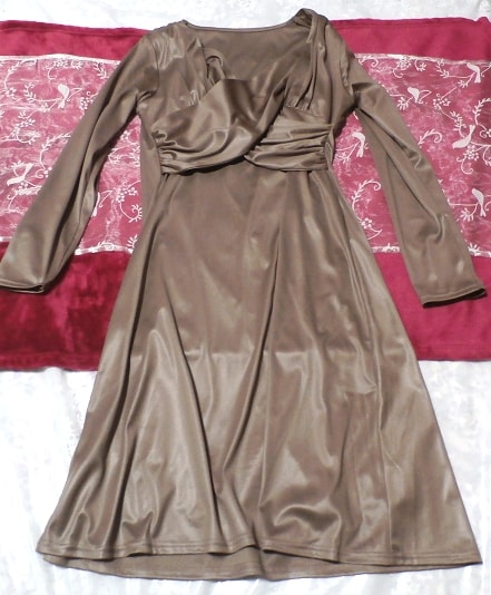 Ярко-коричневое платье / туника