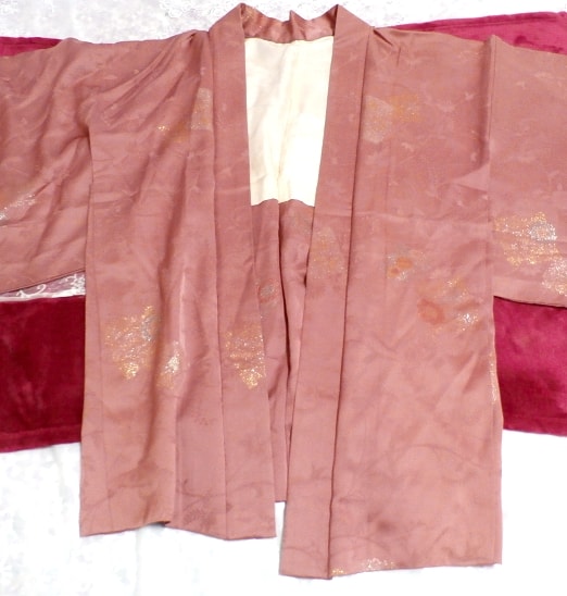 Color ciruela rojo claro / kimono / ropa japonesa / kimono