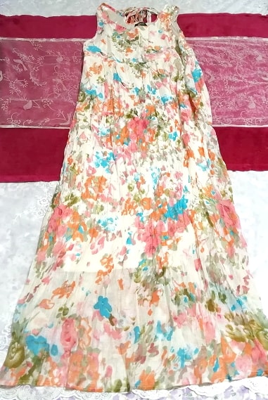 Длинная шифоновая юбка с цветочным рисунком бело-синего цвета, сплошная макси